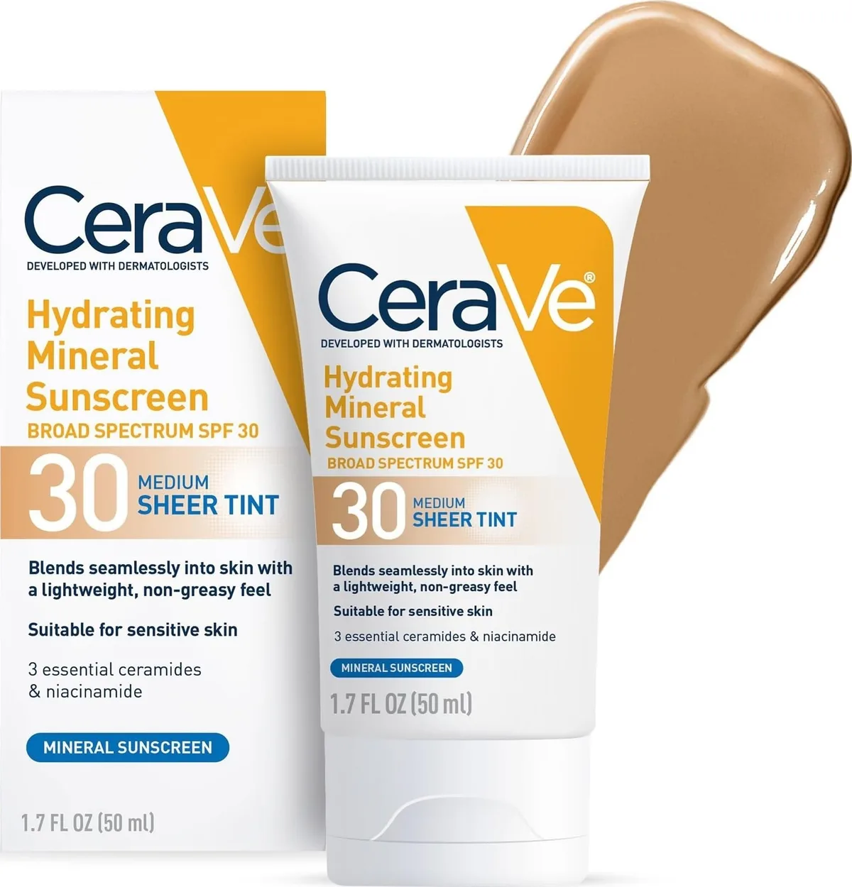 CeraVe Tinted Sunscreen SPF 30 Medium