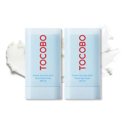 TOCOBO Cotton Airy Sun Stick SPF 50 0.67 oz